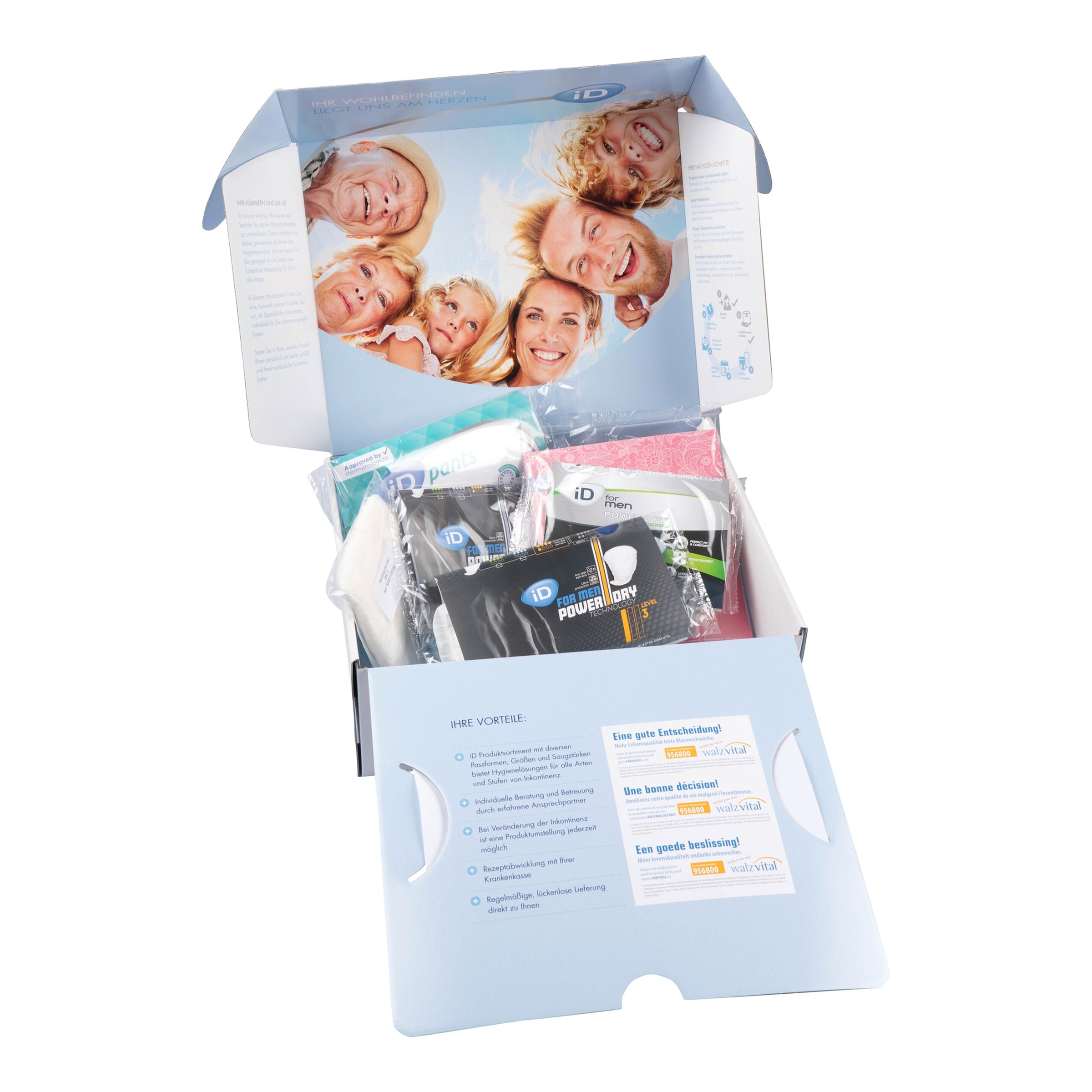 iD Herren Probierpaket Inkontinenzprodukte