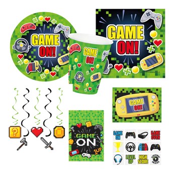 Partyset Gaming mit Mitgebseln 153 tlg.