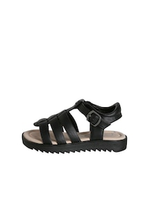 Kinder Riemchen-Sandalen mit dicker Sohle und Anziehtrick