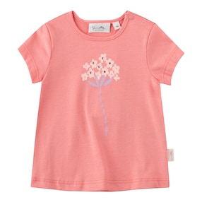 T-shirt fleurs paillettes