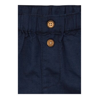 Shorts mit Leinenanteil
