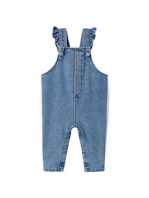 Mädchen Baby Jeans-Latzhose