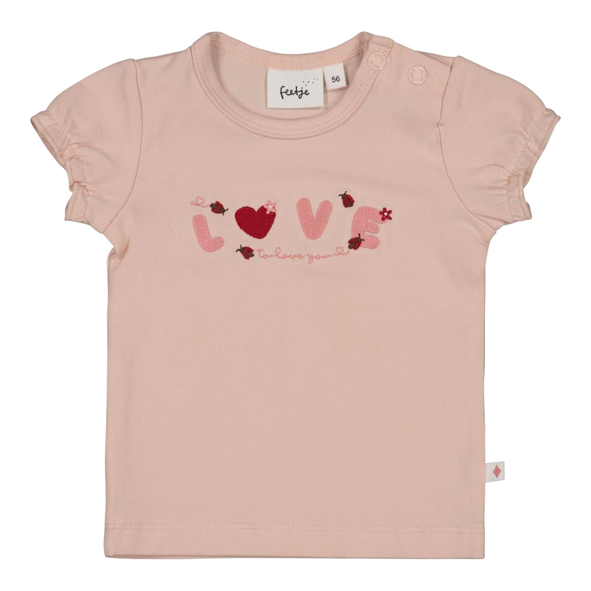 Feetje T-Shirt Love Marienkäfer