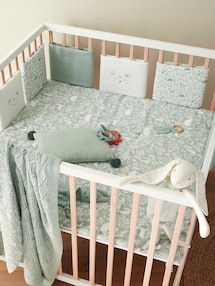 Baby Bettumrandung/Laufgitter-Polster WALDSPAZIERGANG