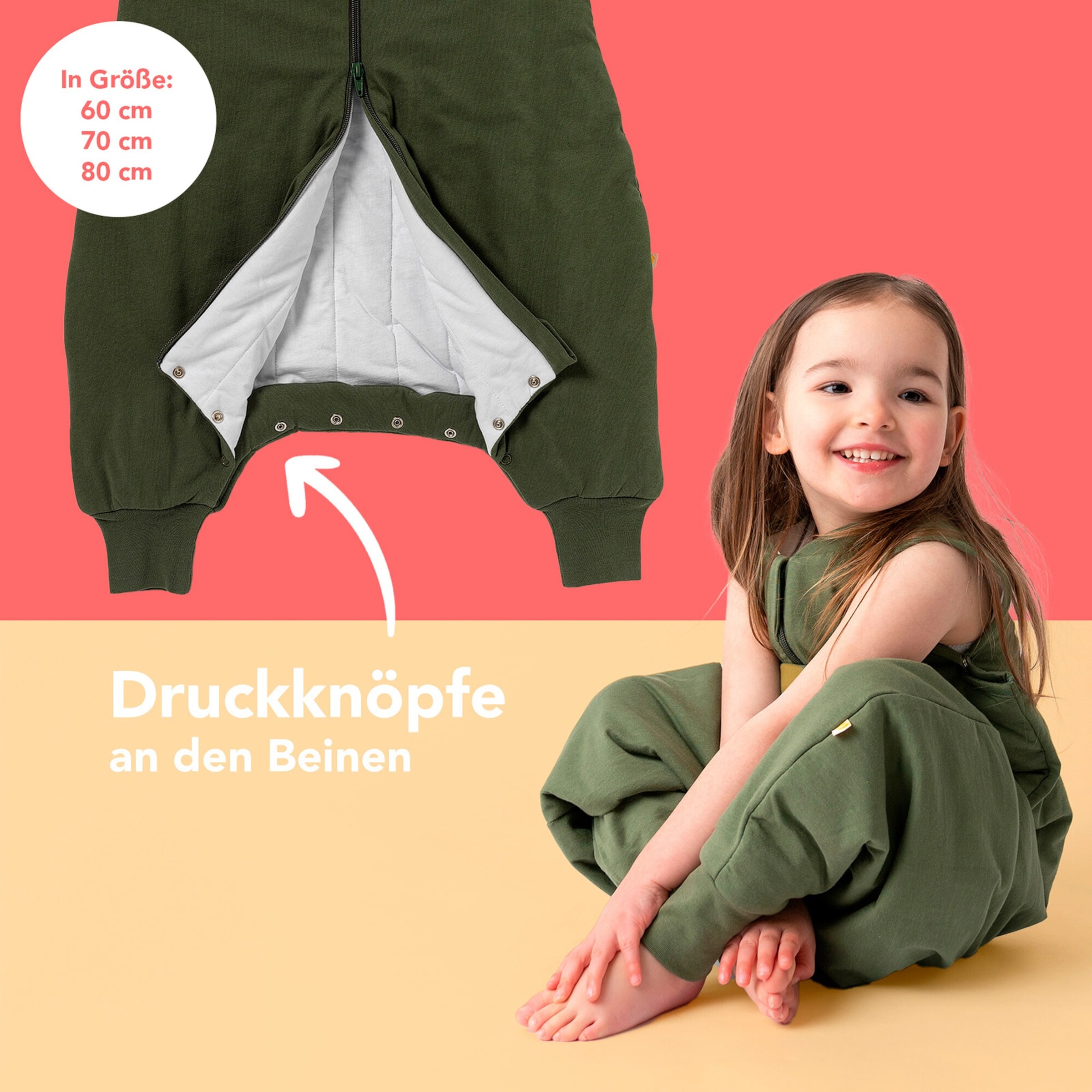 Schlummersack Schlafsack mit Füßen 2.5 Tog