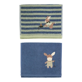 2er-Pack Kinderhandtücher 50x30 cm
