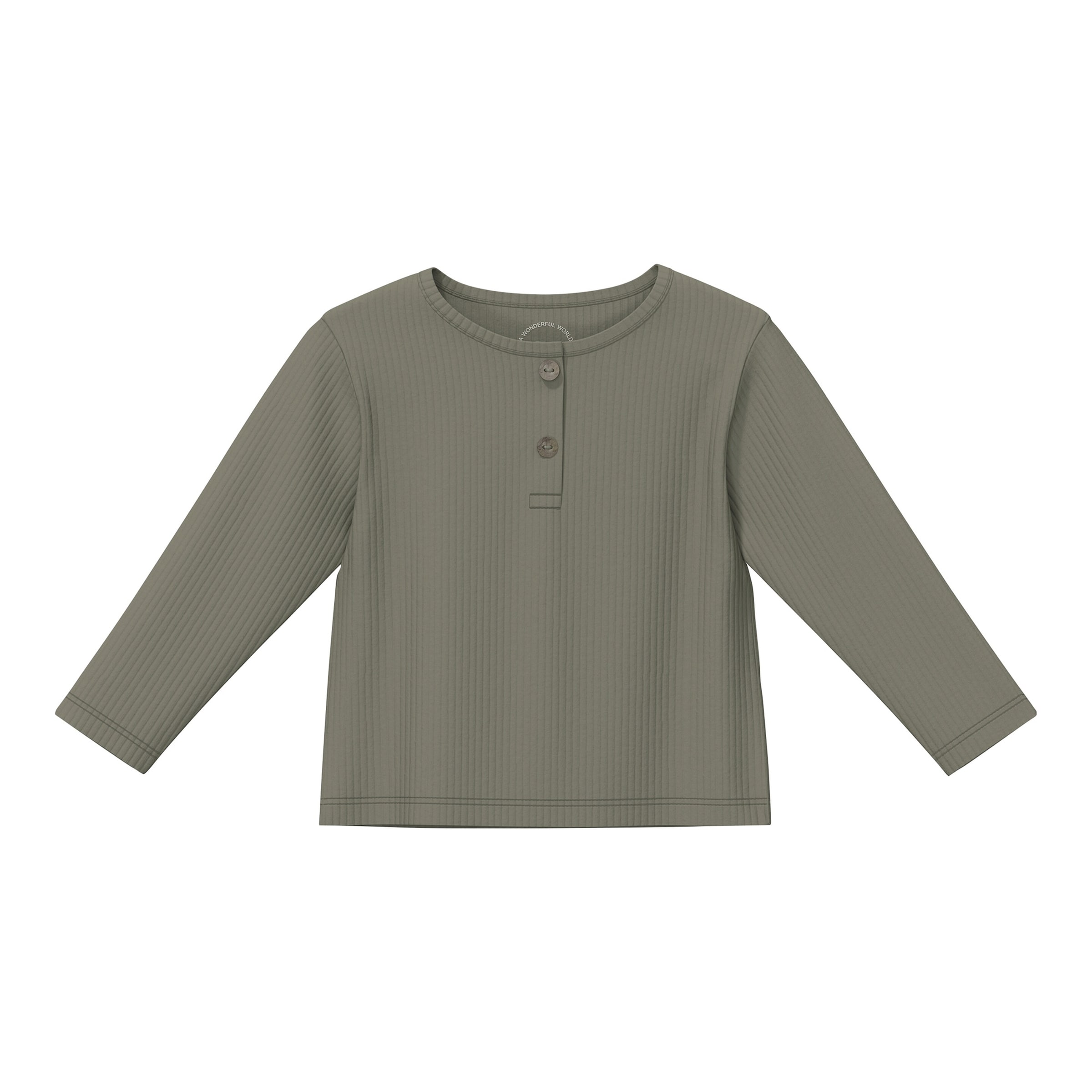 S.Oliver Henley-Shirt langarm Rippqualität