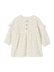 Mädchen Baby-Set: Kleid & Haarband mit Herzen