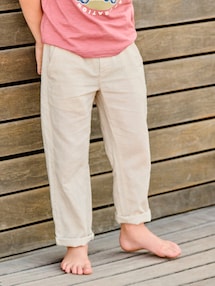 Jungen Hose mit Leinenanteil