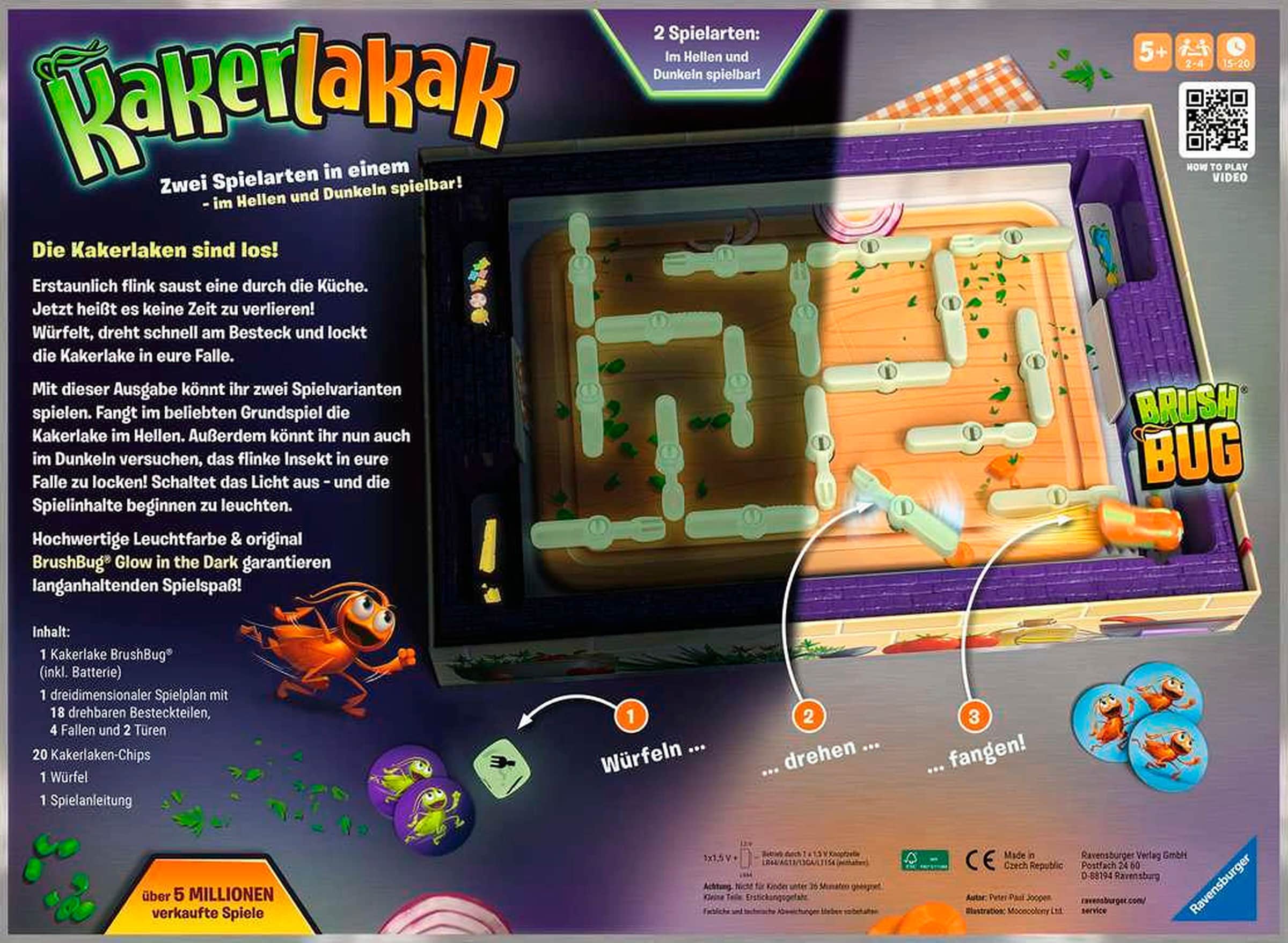 Ravensburger Kakerlakak - Glow in the Dark