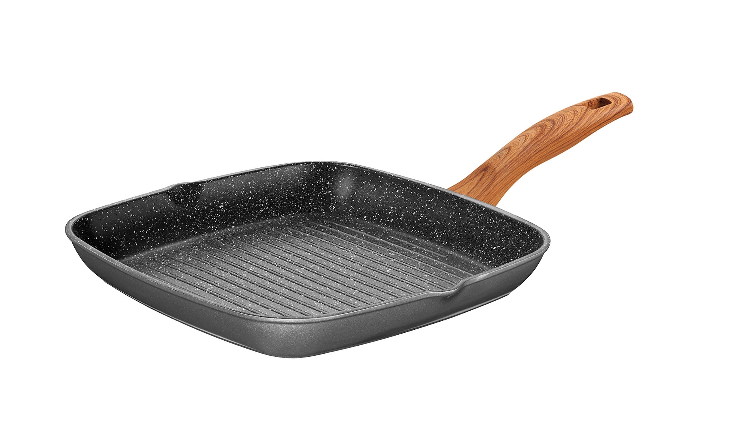 STONELINE® STONELINE Back to Nature STONELINE® Grillpfanne 28 x cm, mit 2 Ausgüssen, Made in Germany