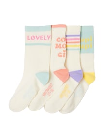 4er-Pack Mädchen Socken