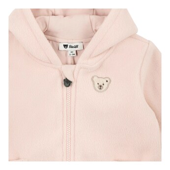 Fleece-Overall Kapuze mit Ohren und Klappfuß