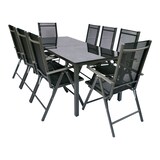 190x90 cm - Tisch & 8 Stühle