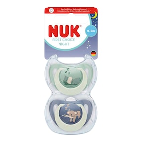 2er-Pack Schnuller First Choice Night, 0-6M