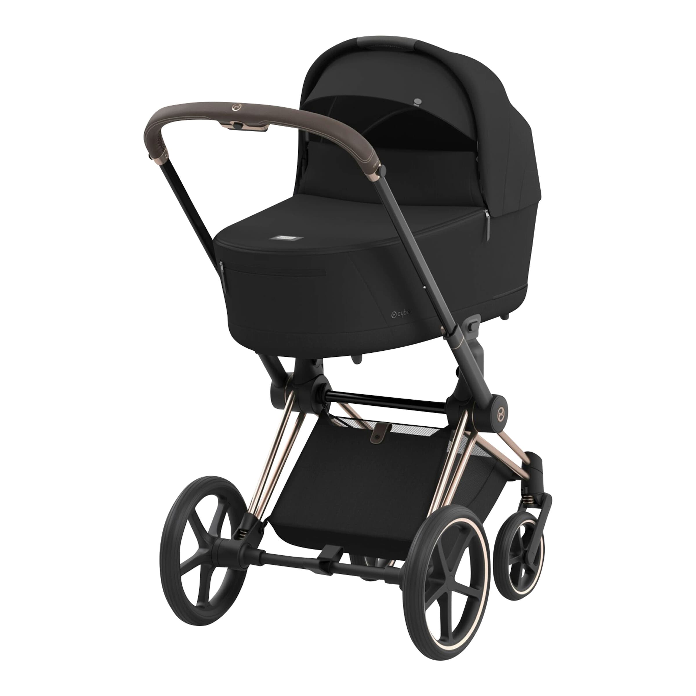 Cybex PLATINUM Kombikinderwagen e PRIAM Comfort Bundle rosegold sepia black baby walz