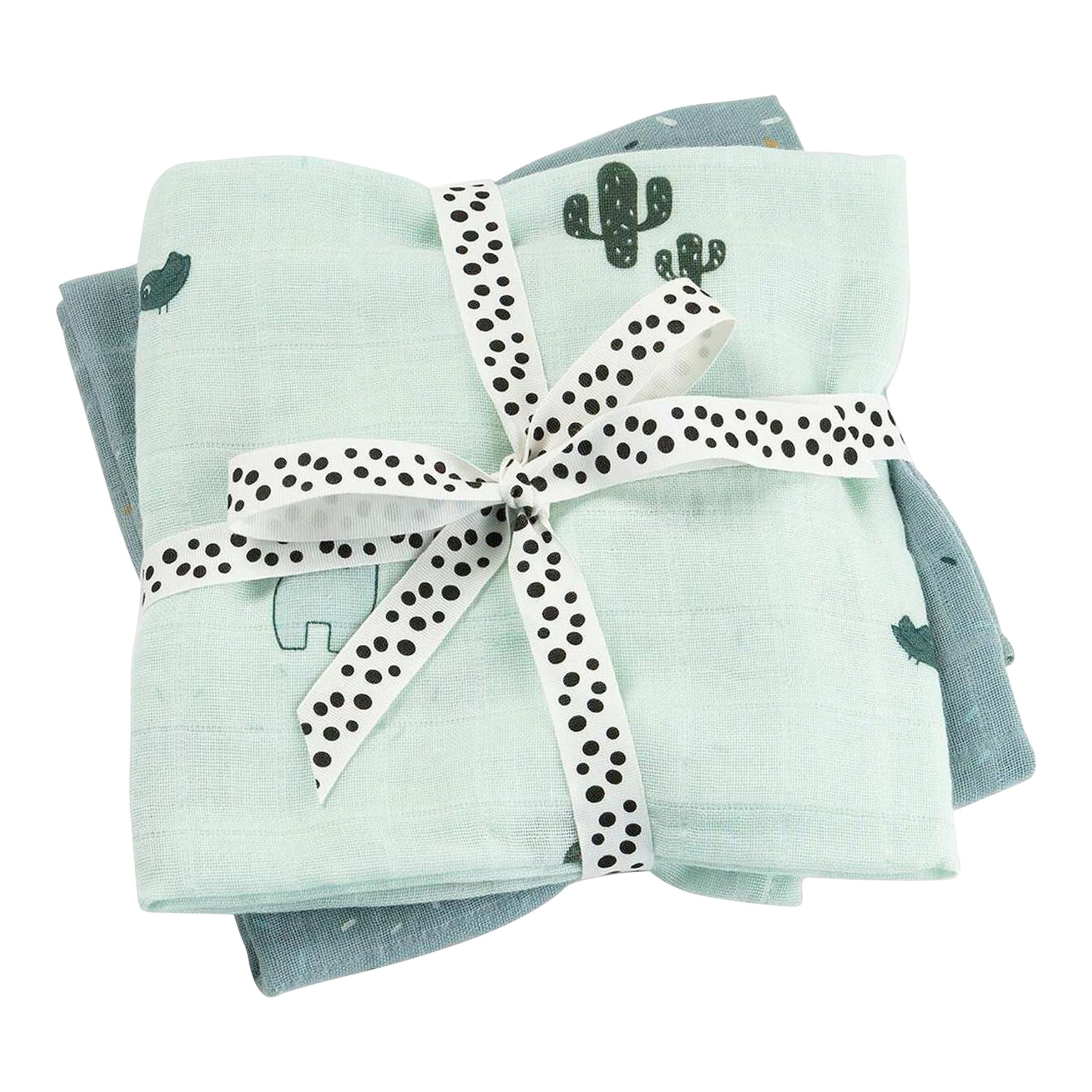 Lot de 2 carrés en gaze