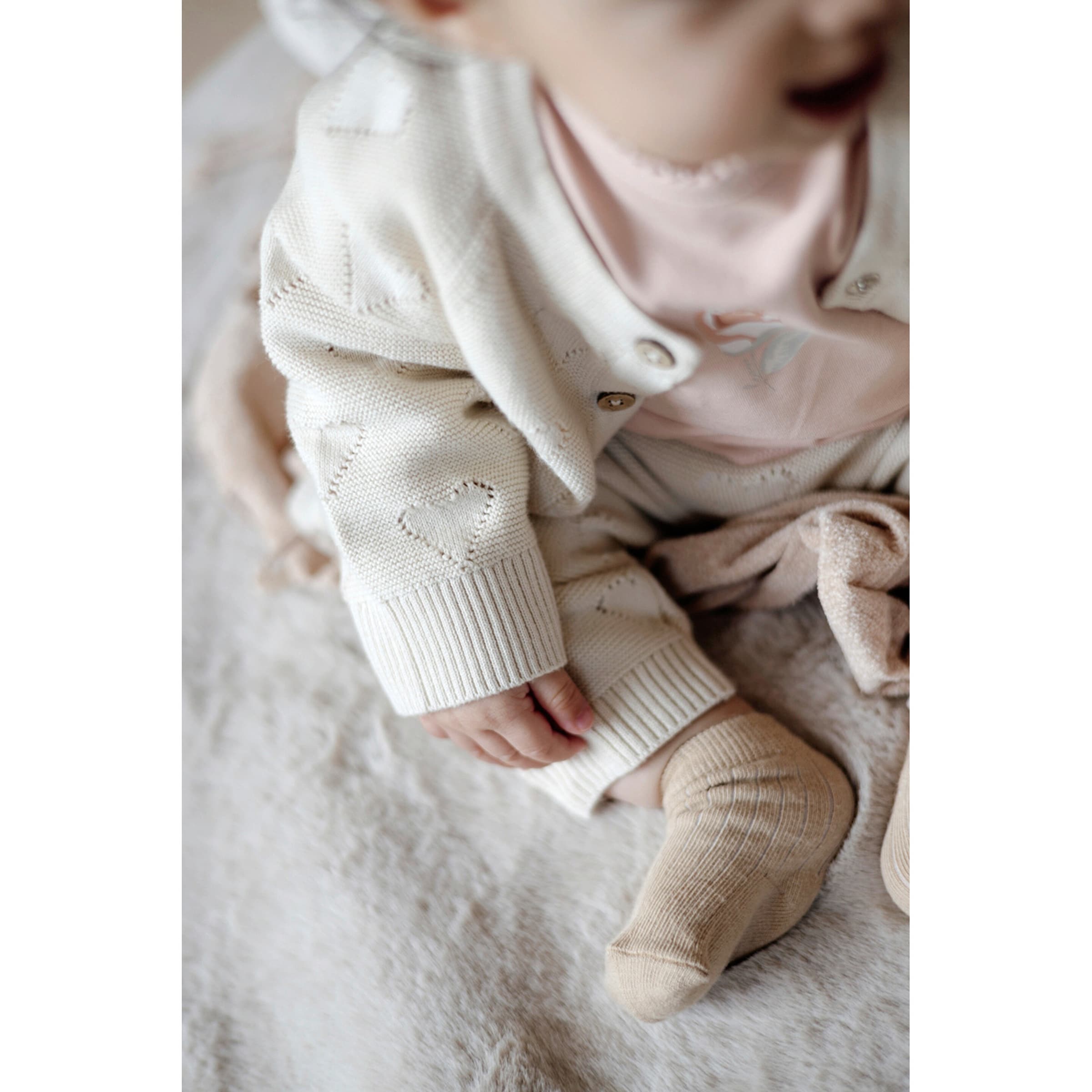 Thumbnail - Levv Ajour-Strickjacke Herzen