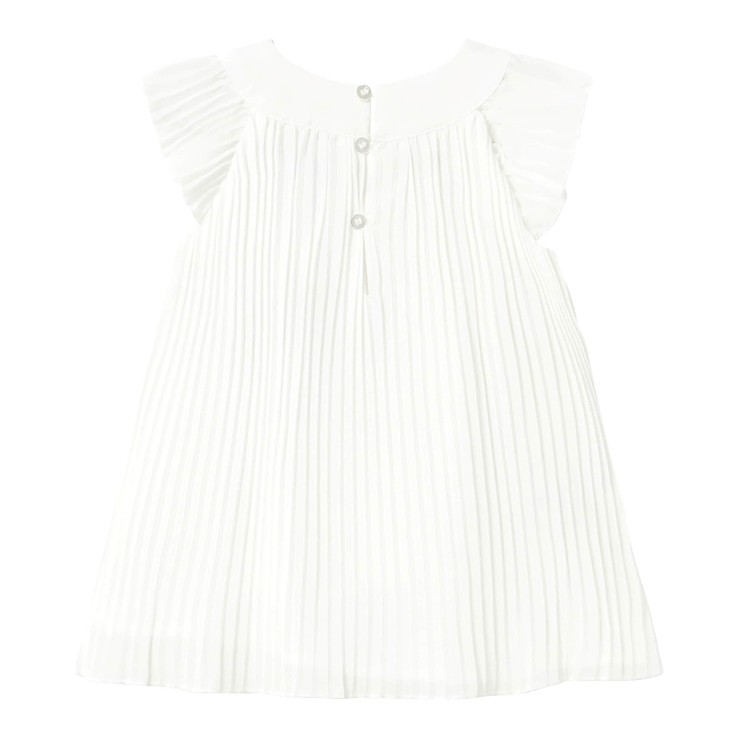 Mayoral Baby Plissee-Kleid Flügelarm Blumen