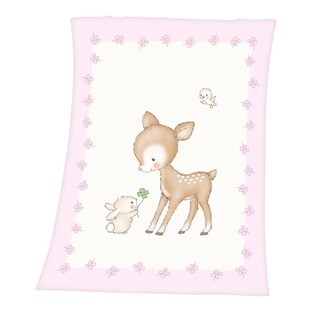 Babydecke Microfaserflausch 75x100 cm