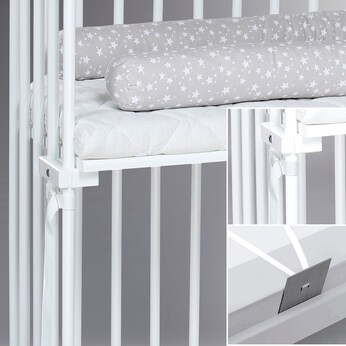 Bundle Beistellbett Boxspring inkl. Matratze MediTex® und Kinderbettumbausatz inkl. Matratze MediTex® extraluftig