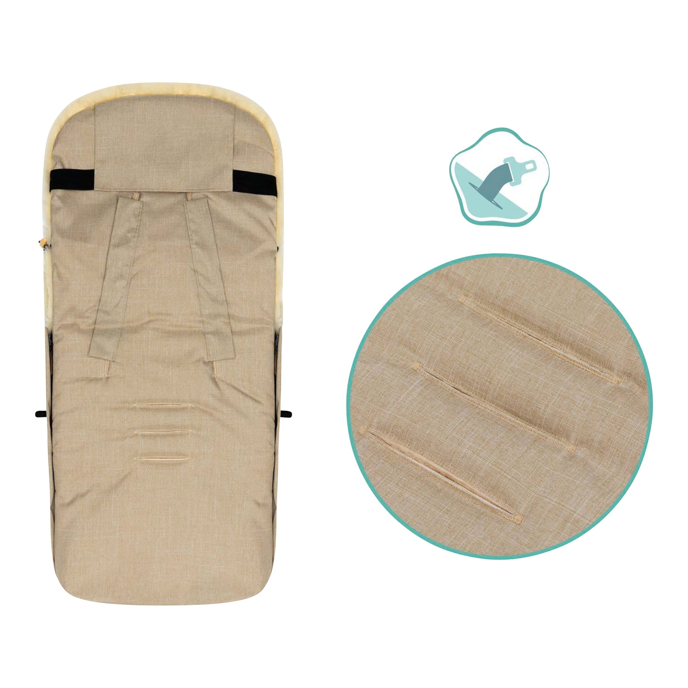 Thumbnail - Fillikid Winterfußsack Bernina beige