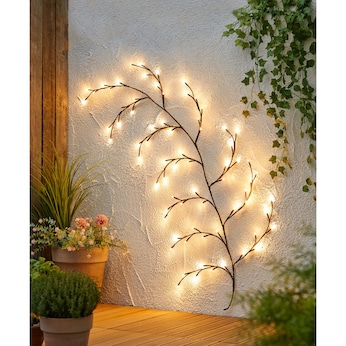Guirlande lumineuse solaire «Vigne», 1,6 m