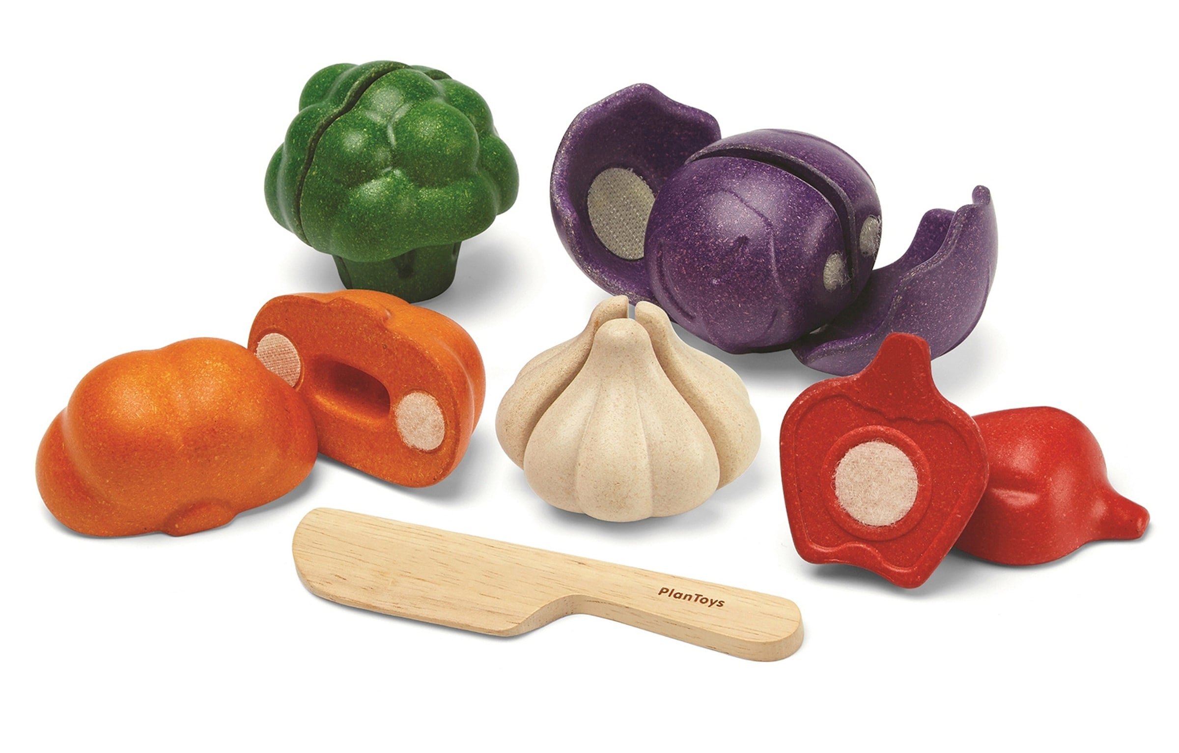 Plantoys Gemüse 5-farbiges Set