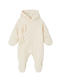 Baby Overall aus Musselin mit Recycling-Polyester, Übergangszeit