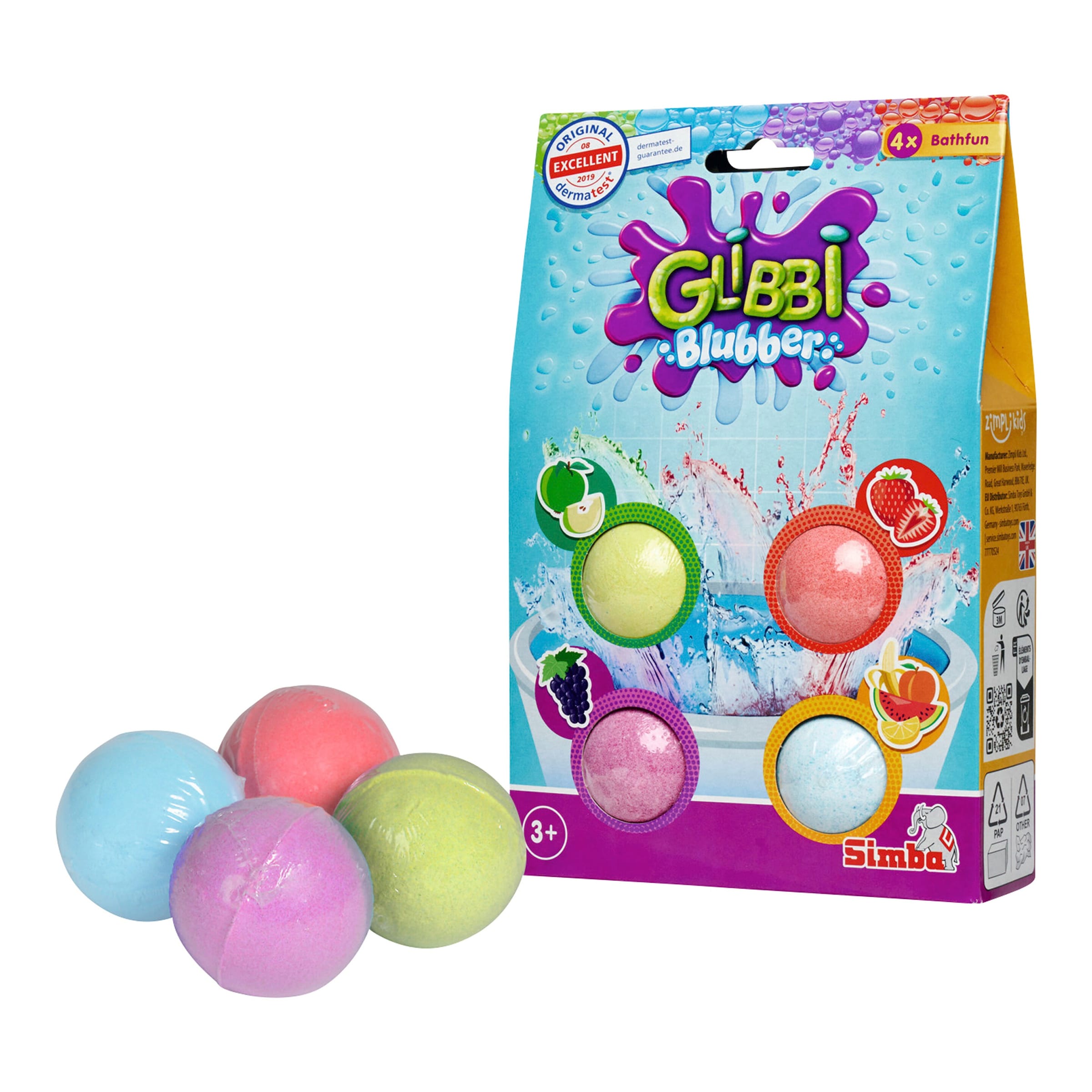 Simba Badekugeln & Pinsel Glibbi Baff Bombz