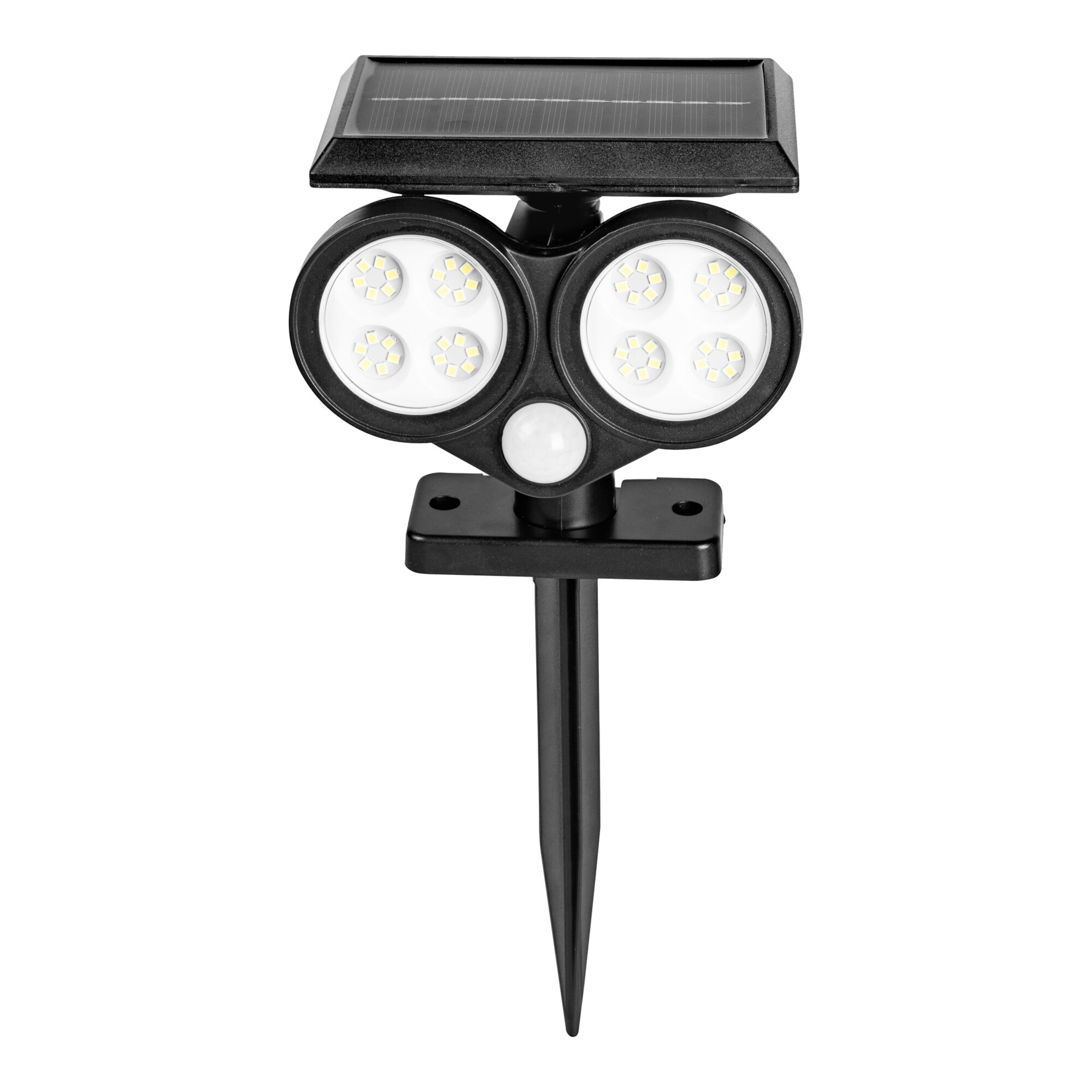Solar-LED-Sicherheitsstrahler „2 in1“