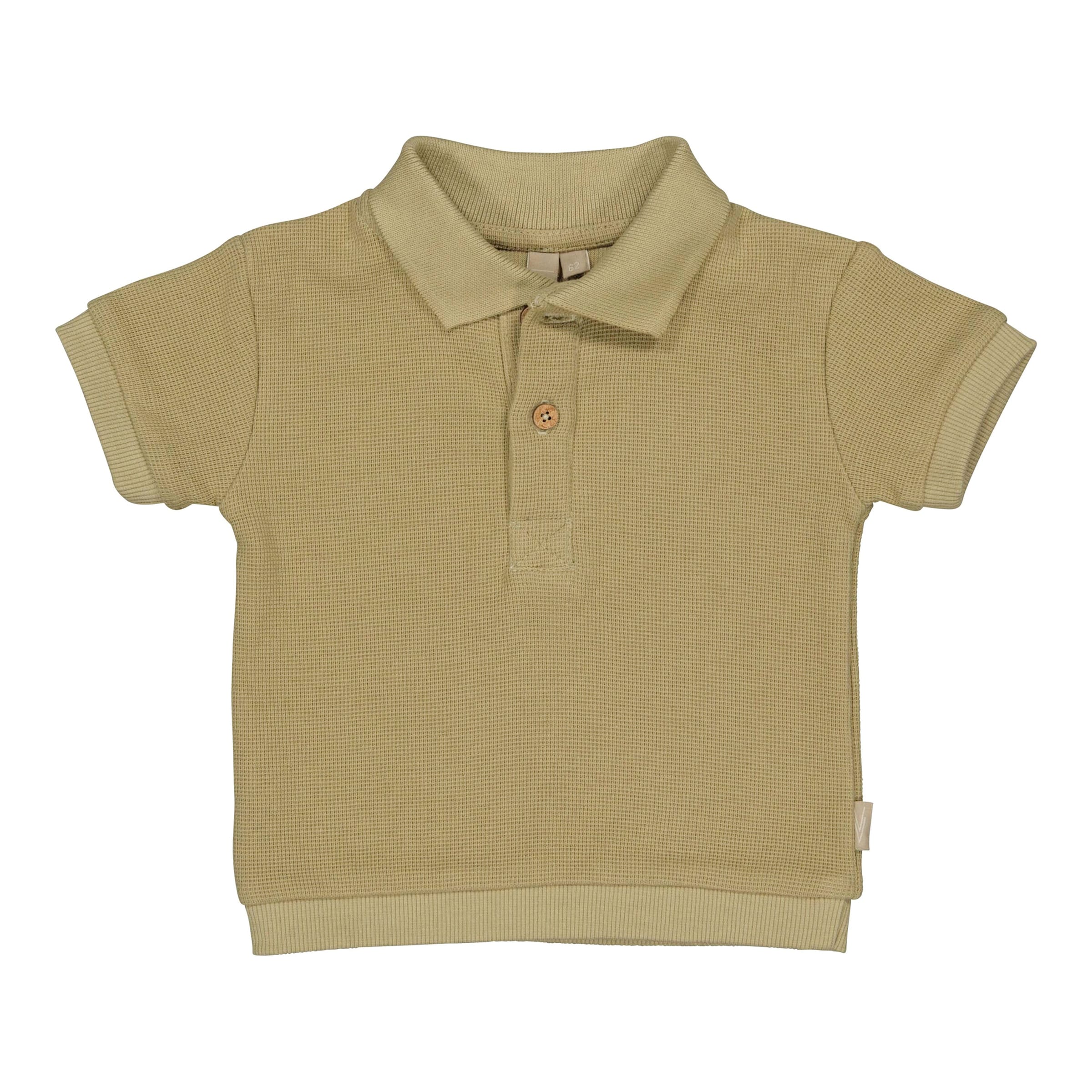 Levv Polo-T-Shirt Waffelpiqué