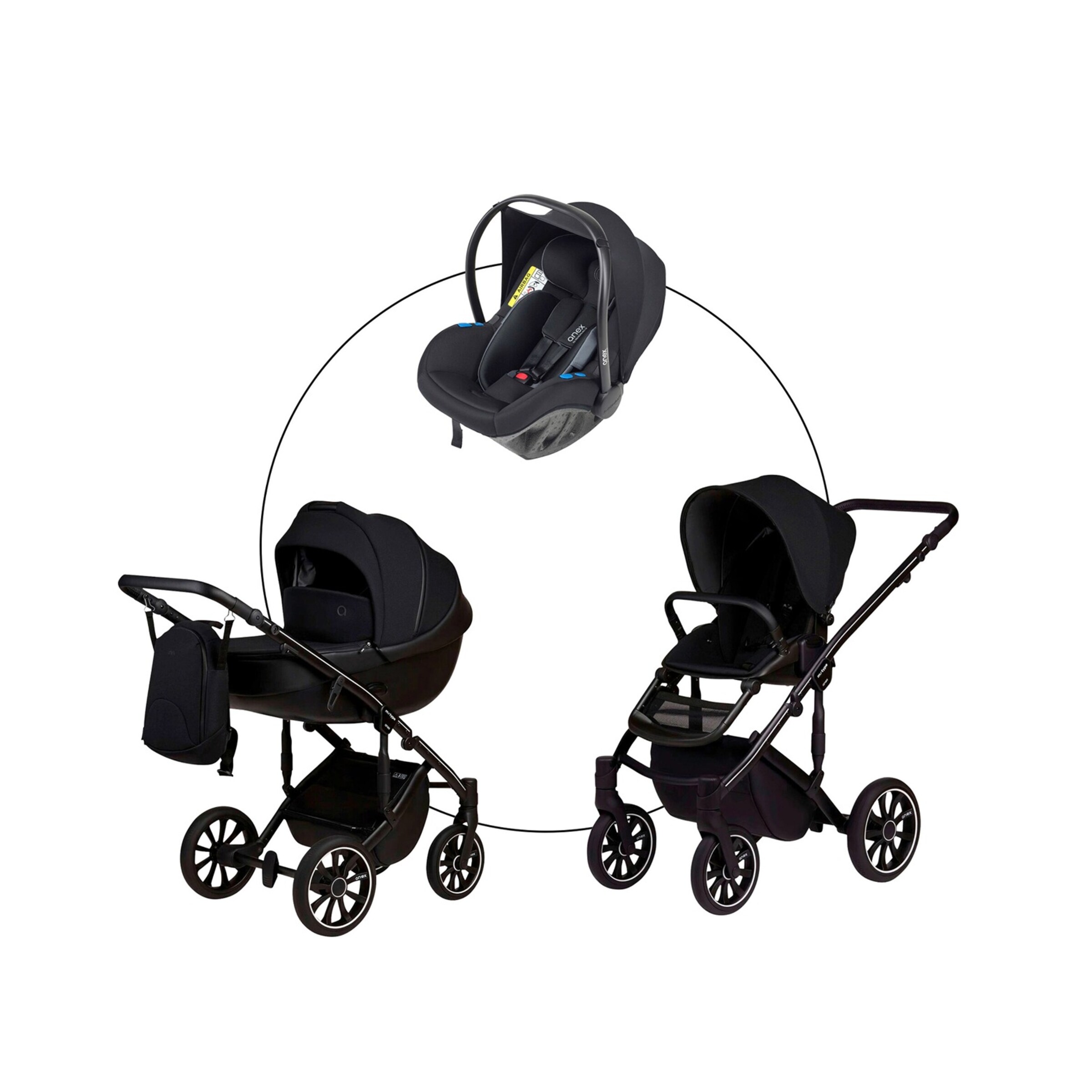 Anex kinderwagen store 3 in 1