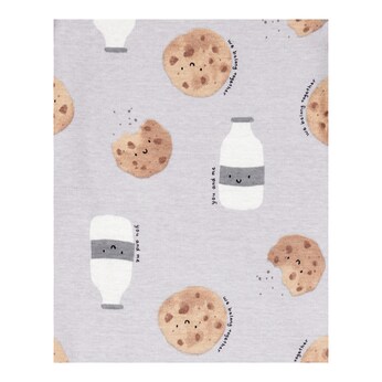 3-tlg. Set 2 Bodys kurzarm und Jogginghose Cookies