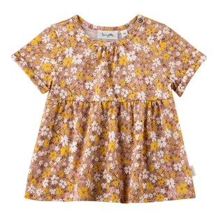 Kleid kurzarm Blumen