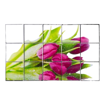 Spritzschutz-Folie „Tulpen“