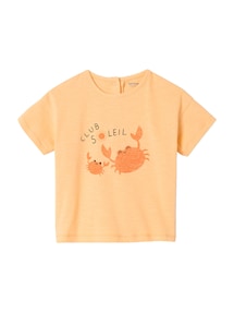 Baby T-Shirt mit Tier-Motiven, Bio-Baumwolle
