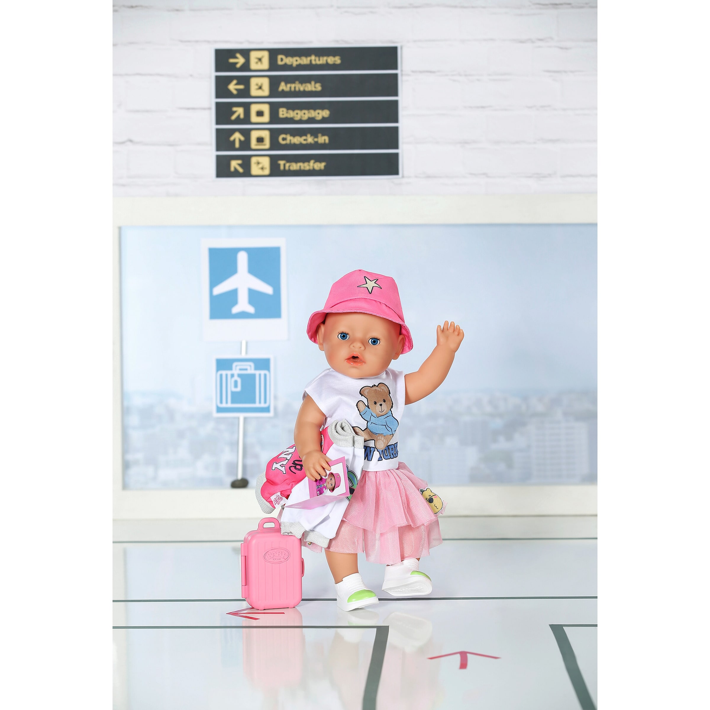 Puppen Outfit Deluxe Reise 43cm