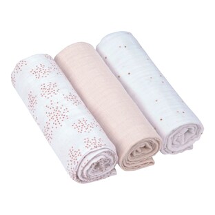 3er-Pack Mullwindeln Swaddle & Burp About Friends