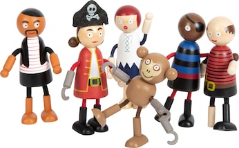 Biegepuppen Piraten Figuren
