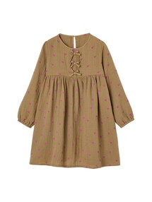 Mädchen Musselin-Kleid mit Zierschleifen