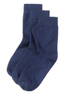 Socke im 3er- Pack aus Bio-Baumwolle
