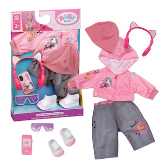 Puppen Outfit Cool Girl 43cm