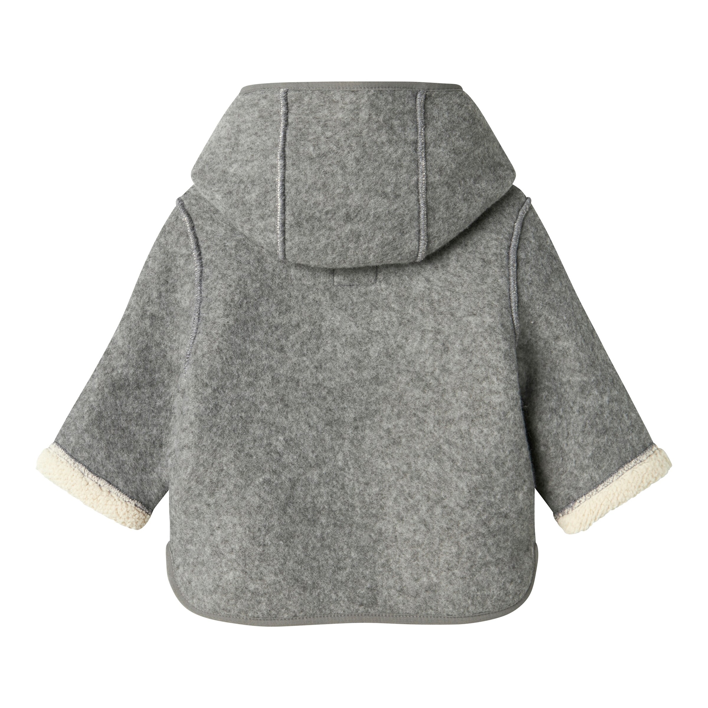 Name It Jacke mit Kapuze Wollwalk-Optik Teddyfell