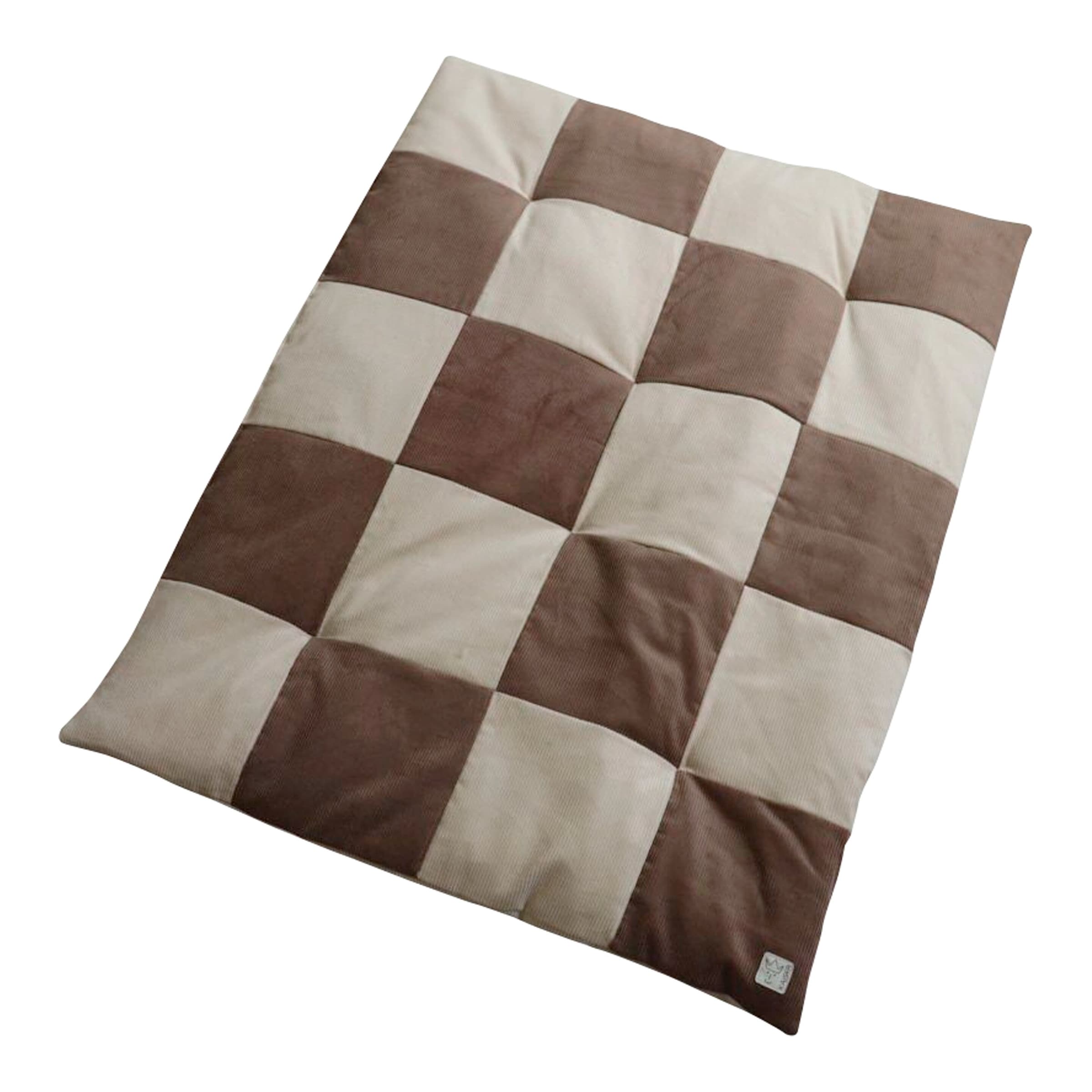 Krabbeldecke CORD PATCHWORK 80x100 cm