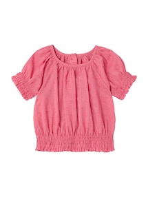 Mädchen Baby Bluse mit Strukturmuster