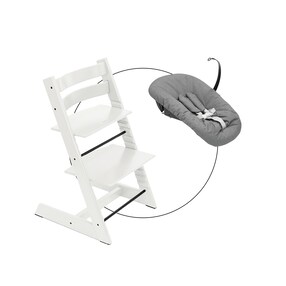 Bundle Treppenhochstuhl inkl. Newbornset Deep Grey