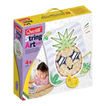 Fädelspielzeug Ananas
