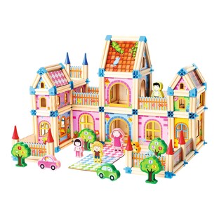 Holzbausteine-Set Schloss 268-tlg.