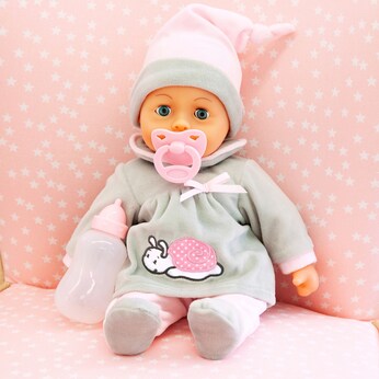 Puppe First Words Baby mit Funktionen 38cm